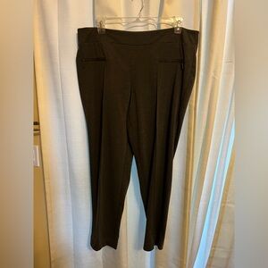 George Charcoal Gray Heather Pull on Pants Size 2X (18W-20W)